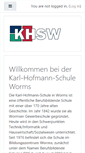 Mobile Screenshot of khsw.biz-worms.de